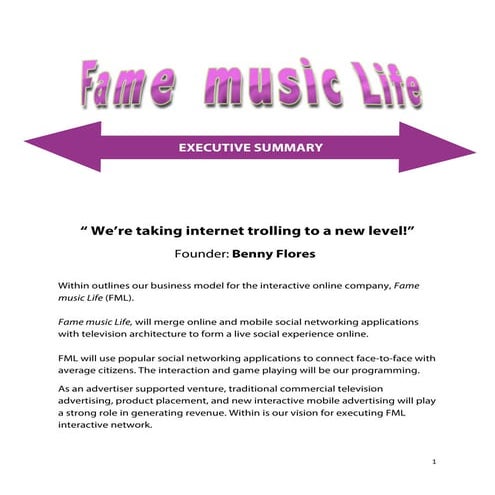 FML Interactive- Outlook