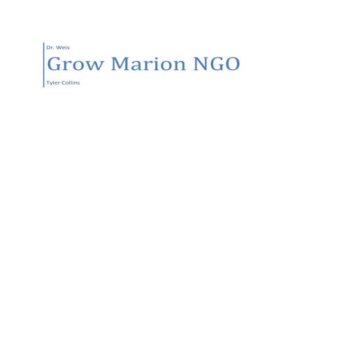 Grow Marion NGO