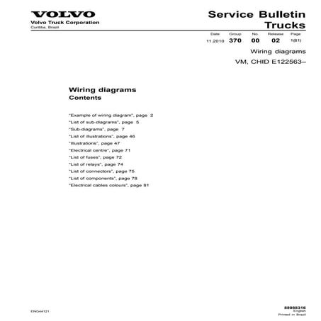 volvo wiring diagram vm