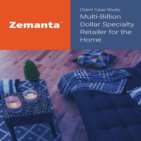 Zemanta Case Study - Home Retailer