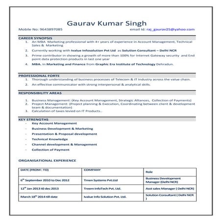 Raj Gaurav Singh Resume WS