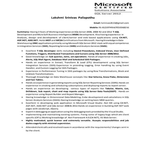 Lakshmi Srinivas Pallapothu