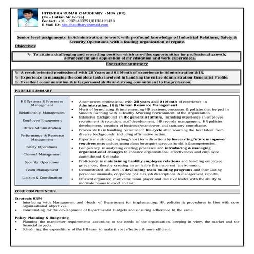 RESUME (HITENDRA KUMAR CHAUDHARY)