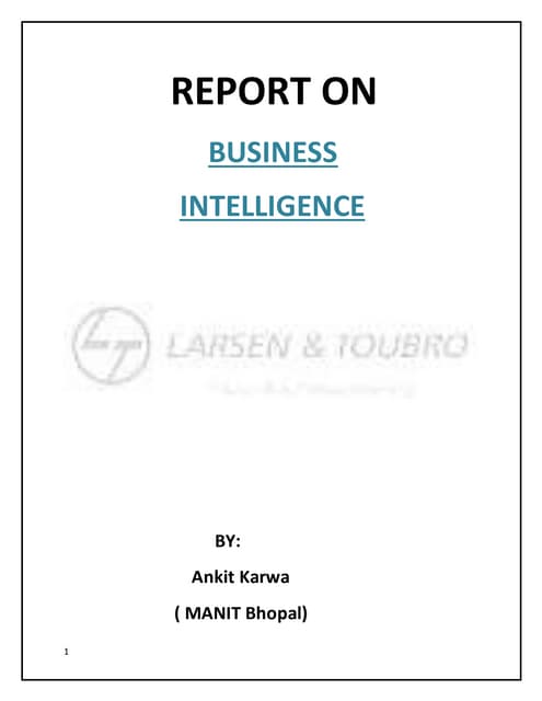 REPORT ON (1)