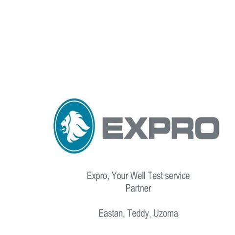 expro-welltest service partner | PPTX