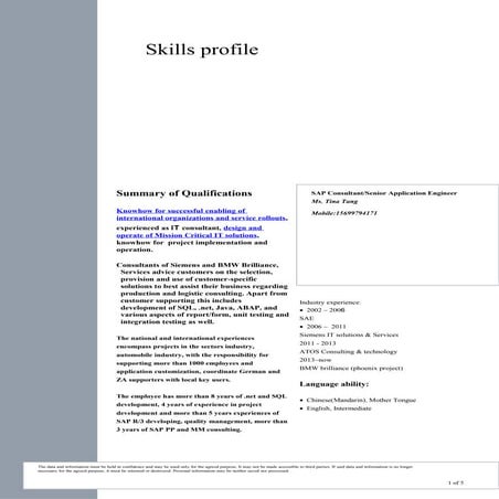 Profile_Application Engineer_Tina Tang