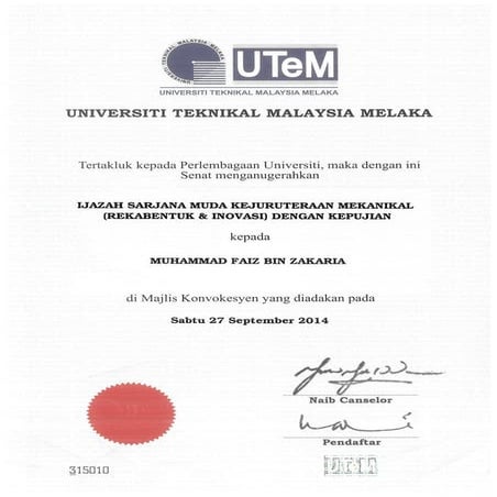 Degree Transcript Pdf