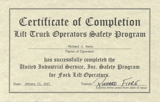 Rigging School Cert | PDF