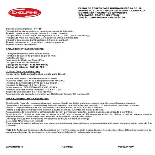 Plano de teste Delphi v8960a170w-1