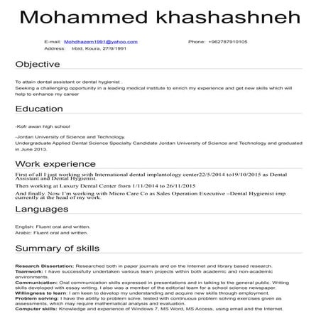 My Updated CV | PDF