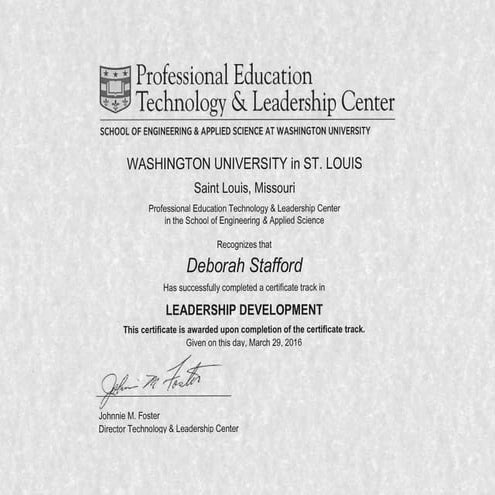 Leadership Development Certificate | PDF