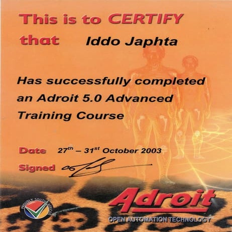 Adroit Advanced Configuration