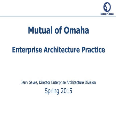Evolving an Enterprise Architecture Practice - Spring 2015 v02 Final