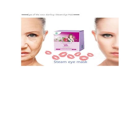 Steam Eye Mask help you solve eye problem