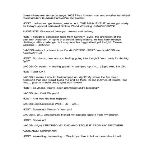 Abigail the melodrama script | PDF