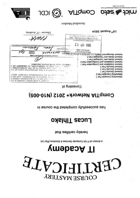 IT Diploma Transcripts | PDF