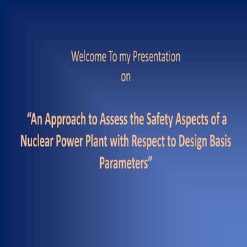 Safety Concepts of Plant Design