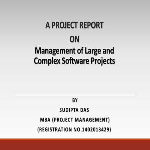 PPT_Management of Large and Complex Software Projects