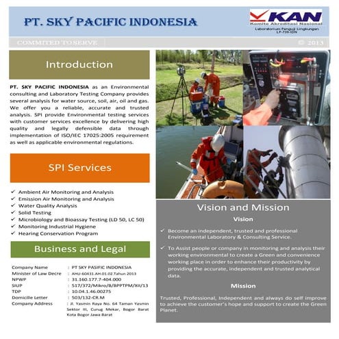 Company Profile PT SKY LAB