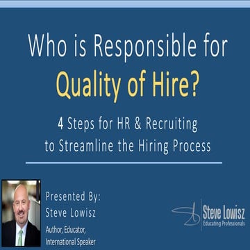 quality of hire mishrm oct 2014 steve lowisz