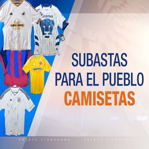 Subastas para el Pueblo, camisetas de fútbol