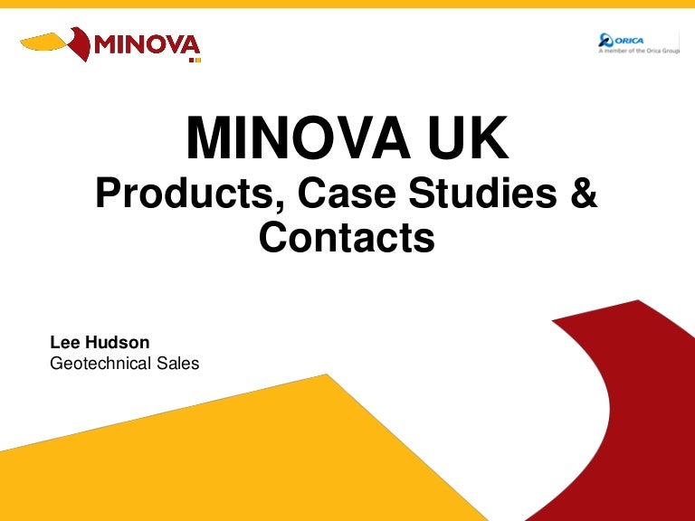 Minova UK Presentation