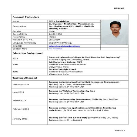 normal resume | DOCX