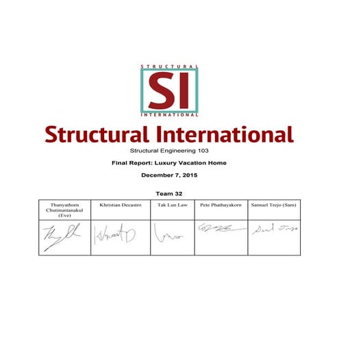 Team 32 Final Report