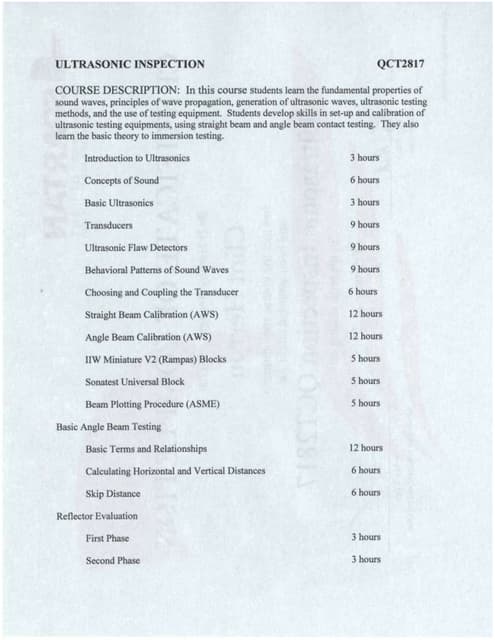 codes and standards class description | DOCX