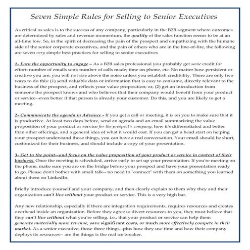 B2B Selling Primer_CLevel Execs_2.0