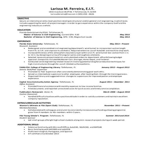 Penn State Resume | DOCX