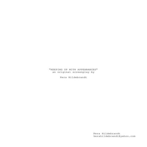 Once in a life time script | DOCX