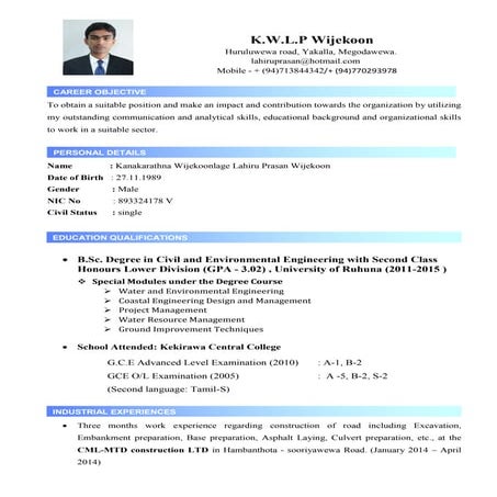 General-CV-Format-1 | DOC