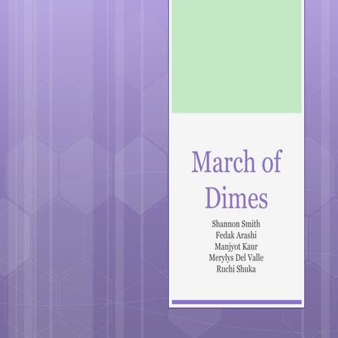 March of Dimes presentation | PPTX