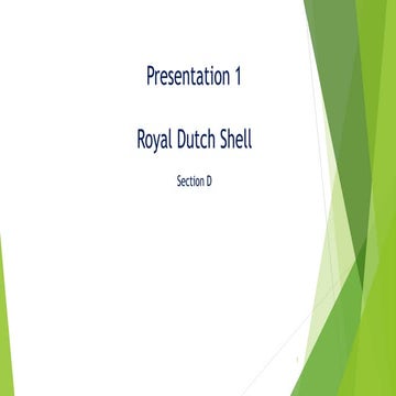 Royal Dutch Shell_Group 1_Section D