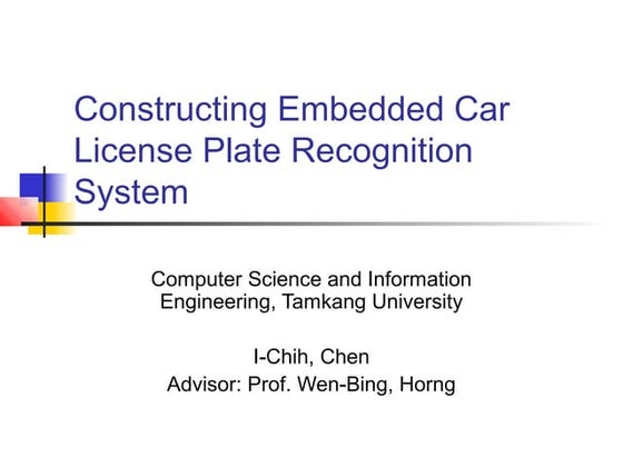 car plate recognition