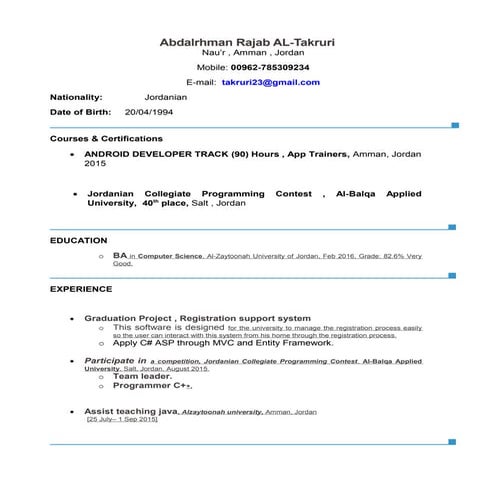 my updated cv | DOCX