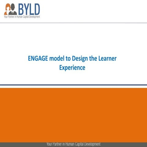 ENGAGE your learners
