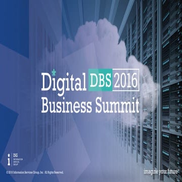DBS2016: Super Emerging Technologies