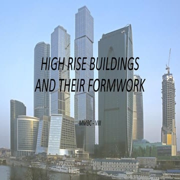 HIGH-RISE BUILDING- FORM WORK essential for efficiently shaping and supportin...