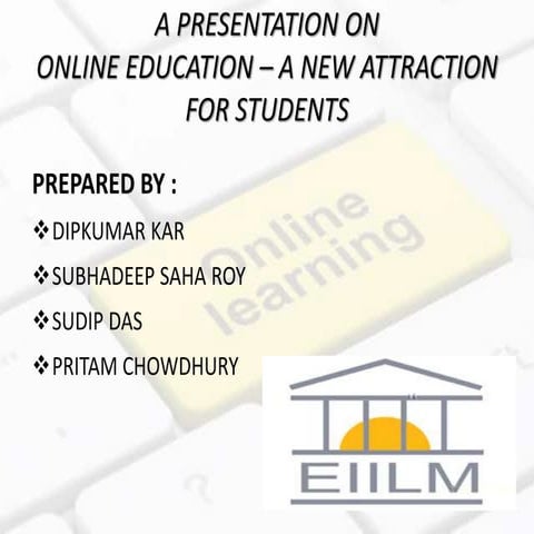 online education ppt