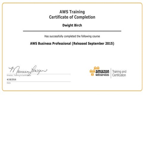 DwightBirch_AWS_Business_ certificate