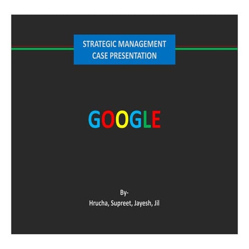 Google Growth Strategy