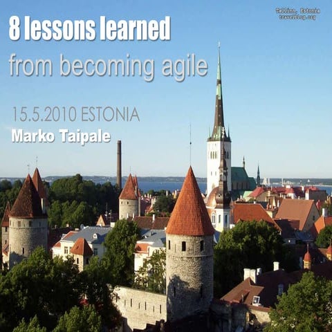 8 lessons learned from becoming agile