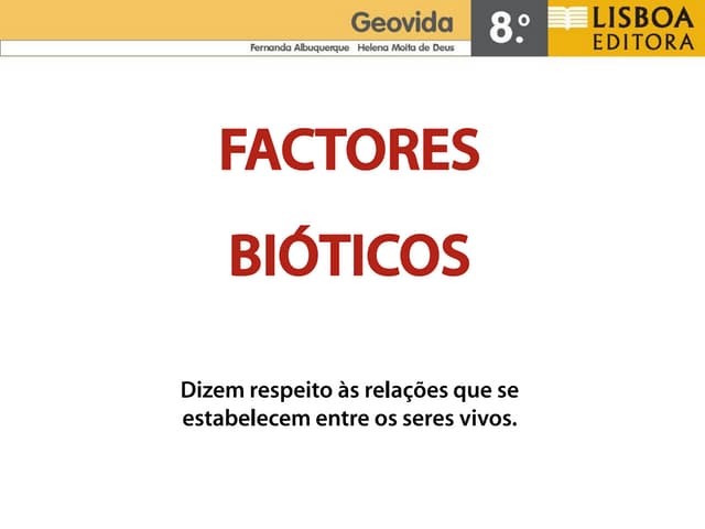 8ºano relações intra-específicas