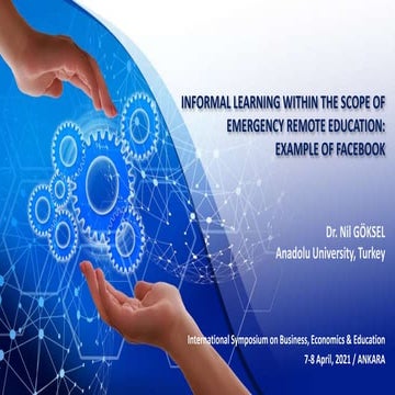 INFORMAL LEARNING WITHIN THE SCOPE OF EMERGENCY REMOTE EDUCATION: EXAMPLE OF ...