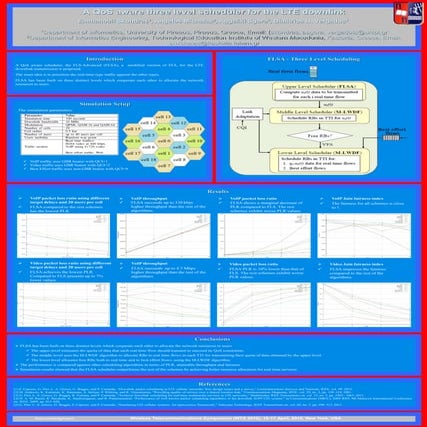 A QoS aware three level scheduler for the LTE downlink