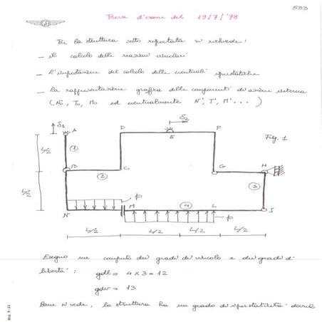 Scienza delle Costruzioni - Esercizi by Danilo Centazzo - parte 13