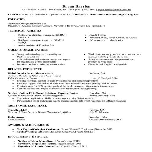 Resume | PDF