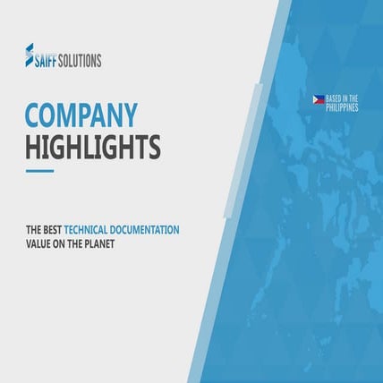 Saiff Solutions | Technical Writing, Software Documentation, Outsourcing